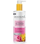Dickinson's Original Witch Hazel Hydrating Gel Facial Cleanser with Rose Water, 12 Fl Oz, For Nor...