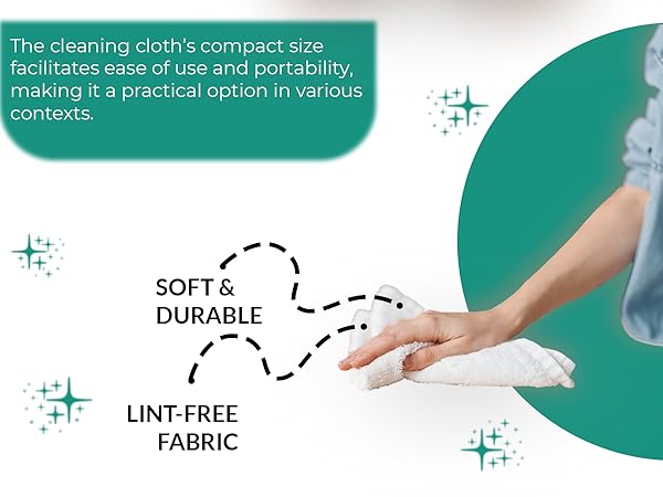 ZUPERIA cleaning cloths, 100% Cotton terry cleaning towels, highly absorbent, home and office use