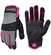MELOTOUGH Women Work Gloves,Safety Work Gloves for Mechanic,Garden,Warehouse,Yard,TouchScreen Wor...