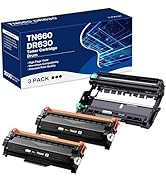 WEAREC Compatible Toner Cartridge & Drum Unit Replacement for Brother TN660 TN-660 TN630 DR630 Wo...