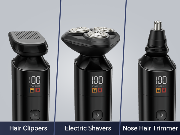 Beard Trimmer, Sideburn & Nose Hair Groomer