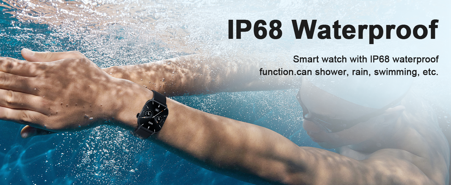 The fitness trackers is built to withstand sweat, rain, and even pool swimming.