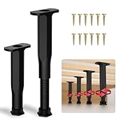 SKMYL Adjustable Height Center Bed Support Leg for Sagging Shelf, Furniture Legs for Frame,Slat a...