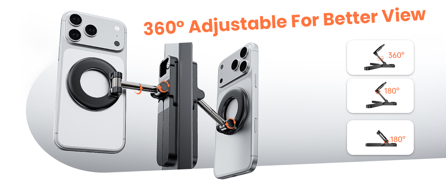 360° Adjustable for Better View