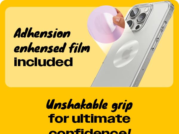 Adhesion enhanced film mo