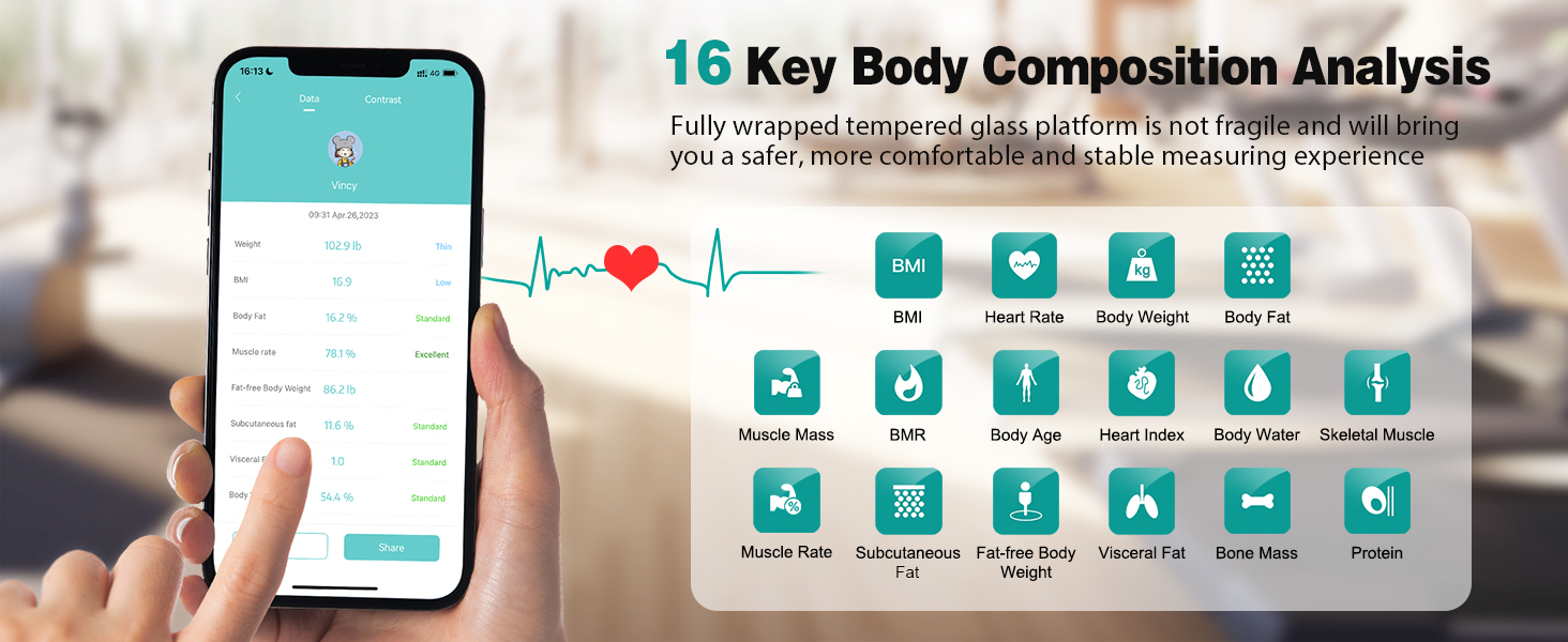 scale body composition fathers day gift