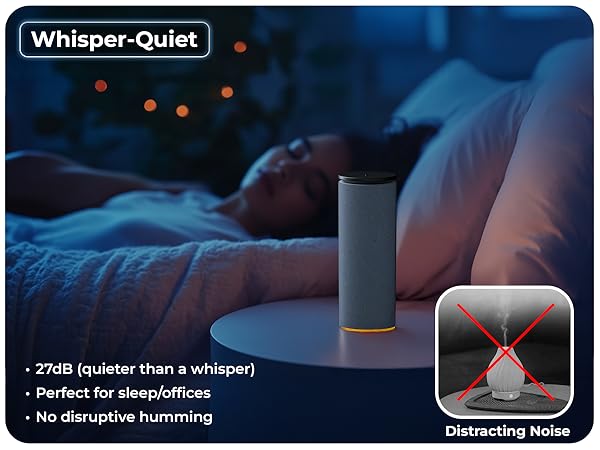 Cooper Bliss Diffuser Oil Machine, Whisper-quiet, perfect for sleep, offices, and undisturbed aroma