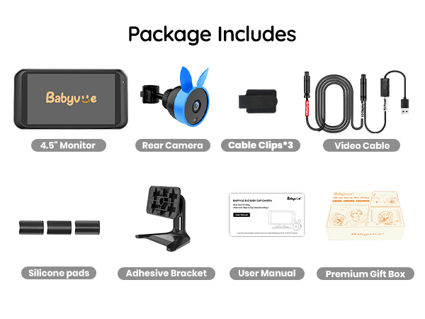 Babyvue USB Baby Car Camera Backseat Camera