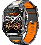 Jundio Military Smart Watch for Men & Women, 2.13" AMOLED Smartwatch with 100+ Sport Modes, Blood...