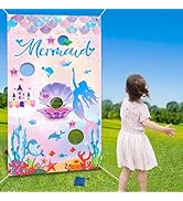 iPartycool Mermaid Toss Game, Mermaid Birthday Party Games, Mermaid Bean Bag Toss Games, Mermaid ...
