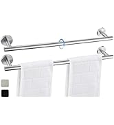 Towel Bar 2 Pack for Bathroom Kitchen Hand Towel Holder Brushed Nickel SUS304 Stainless Steel RUS...