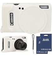 SZHSYJY Case for Canon PowerShot ELPH 360 HS/IXY 650/IXUS 285 HS Camera,Soft Silicone Protective ...