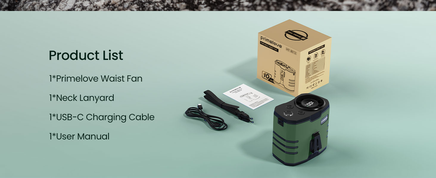rechargeable fan