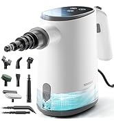 TEEVOGO Handheld Steam Cleaner, Pressurized 15s Instant Heat Steam Cleaner for Home, Upgrade 650M...