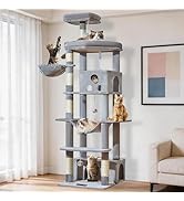 Taoqimiao 79 Inches XXL Cat Tree for Large Cats, for Oversized Cats, Multi-Level Cat Tower, 2 Spa...