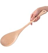 Wooden Cooking Spoon Extra Large Wooden Spoons for Cooking, Lengthened Wood Spoon Cooking Mixing ...