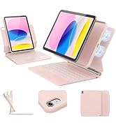 ZYNTHRALIX for iPad 11th (A16, 2025)/10th Generation Case with Keyboard, Portrait/Landscape, 11-C...