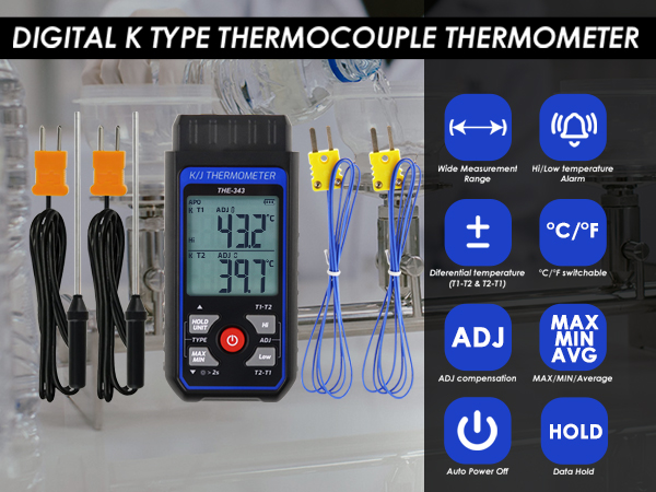 K Type Thermocouple Thermometer