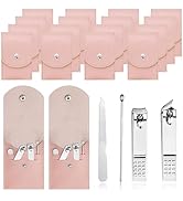 16 Sets Travel Manicure Set Professional Nail Clipper Kit Bulk,4 in 1 Adult Stainless Steel Trave...