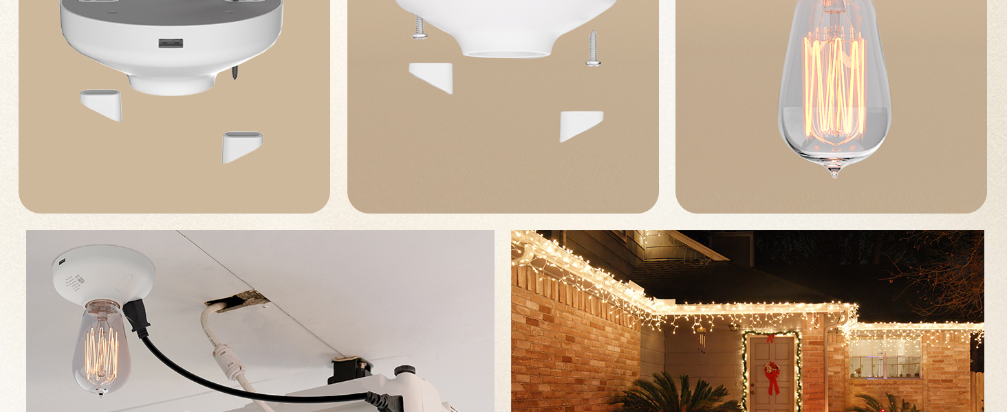 light bulb outlet socket adapter