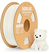 DEEPLEE PLA PRO 3D Printer Filament 1KG White | 1.75mm Filament Dimensional Accuracy +/- 0.02mm, ...