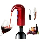 Hotool Electric Wine Aerator, Wine Decanter Pump Dispenser Gifts Set,Automatic Wine Aerator Poure...