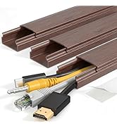Yecaye TV Cord Hider, 42in Cord Cover, Large Cable Hider, Wire Covers for 4 Cords, Cable Raceway ...