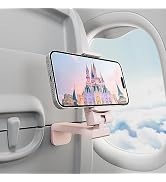 Airplane Travel Essentials Phone Holder, Klearlook Universal Flight Essentials Phone Mount with M...