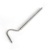 REPTI ZOO Portable Mini Snake Hook Collapsible Stainless Steel Snake Tongs and Snake & Reptile Ho...