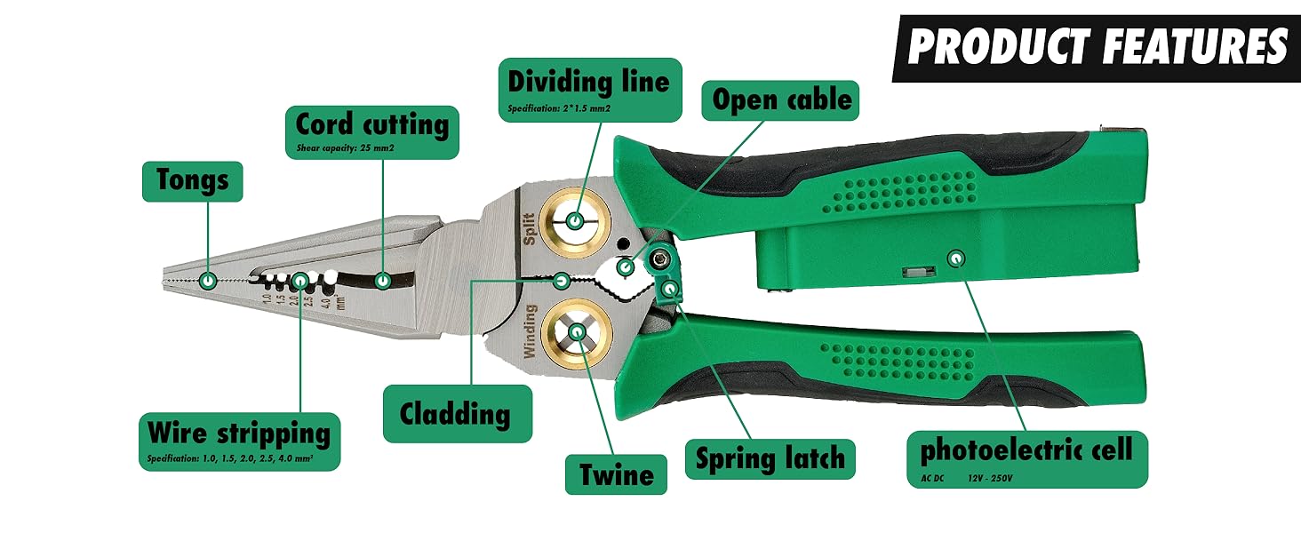8-in-1 Multi-Function Wire Stripper
