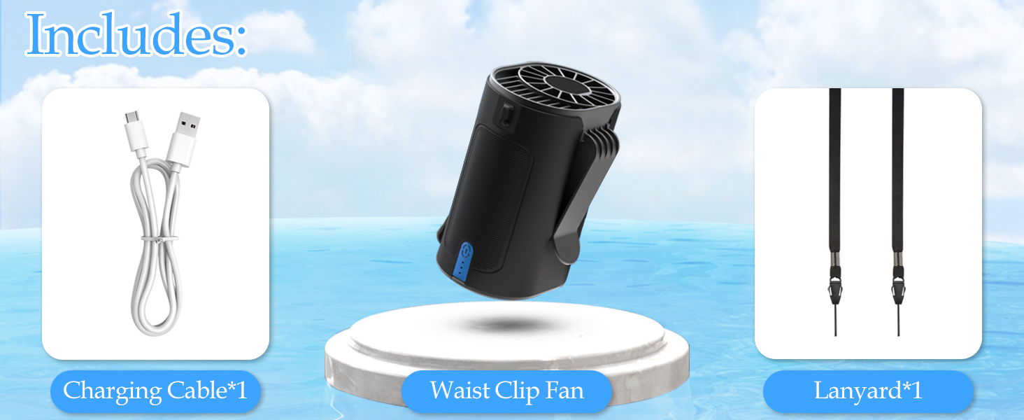 Wearable Belt Fan