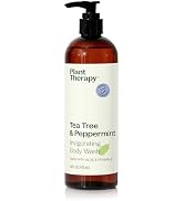 Plant Therapy Tea Tree and Peppermint Essential Oil Natural Body Wash 16 oz For all Skin Types, S...