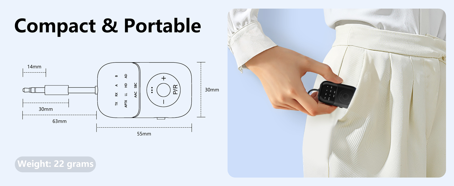 bluetooth transmitter for airplane