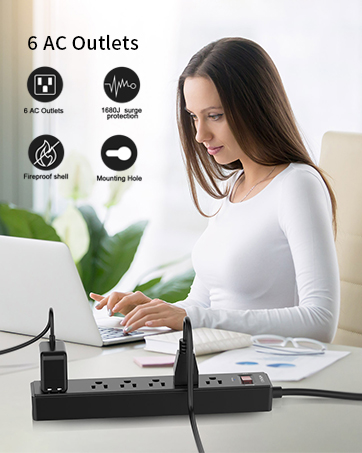 power strip with usb ports