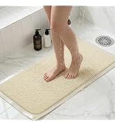 Upgraded Non Slip Shower Mat,Anti Slip Bathtub Mat with Suction Cups,Scrubber Mats,Easy to Clean,...