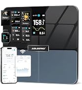 ABLEGRID Smart WiFi Digital Bathroom Scale for Body Weight -Body Fat Scale16 Accurate Body Compos...