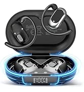 Open Ear Headphones, NEW Over Ear Earbuds with 4 ENC Noise-Canceling Mic | Ultra-Comfort Bone Con...