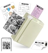 ORGBRO Sticker Printer Machine, X3 Mini Printer Print Pods Portable Thermal Inkless Sticker Maker...