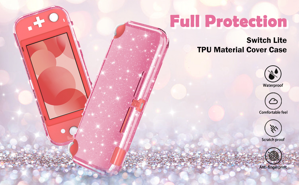 Pink Glitter Protective Case