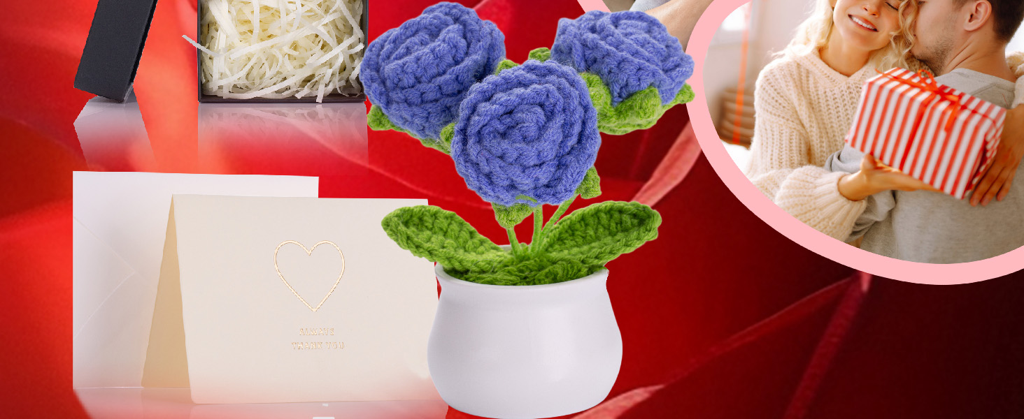 crochet flower gifts