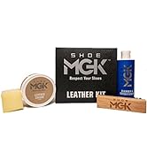 SHOE MGK Leather Care Kit Neutral Leather Conditioner Cream, Cleaner and Conditioner, Shoe Brush,...