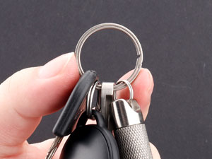 titanium key ring