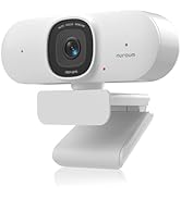 NUROUM V15AF 2K Webcam for PC, 1080p 60FPS AutoFocus Web Camera with Microphone, Privacy Cover an...