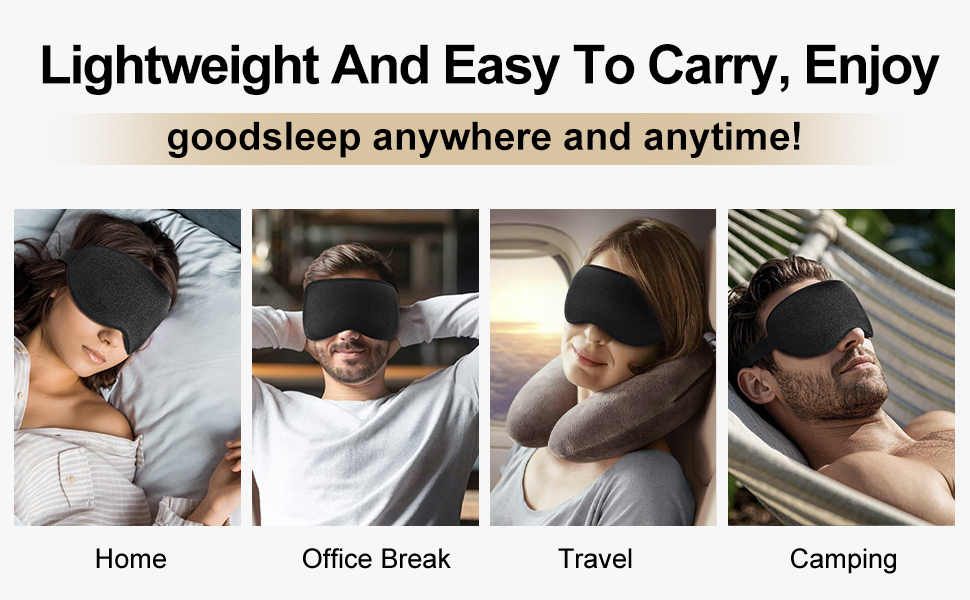 3D Eye Mask for Sleeping, Yoga, Traveling