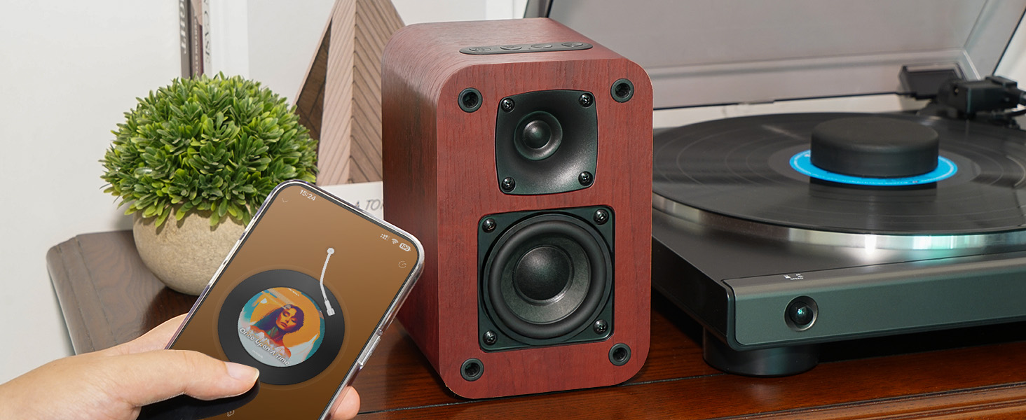 Powered Bookshelf Speakers
