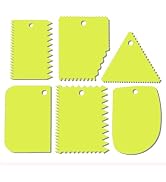 Cake Smoother Scraper, Cake Scraper Set, Dough Scraper Icing Scraper Polisher Tool, Cake Decorati...