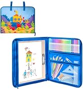 Boczif Art Portfolio Tote Bag, Art Portfolio Case 18’’ x 14’ for Kids and Students Organization, ...