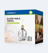 Outdoor Patio Garden Glass Table Torch
