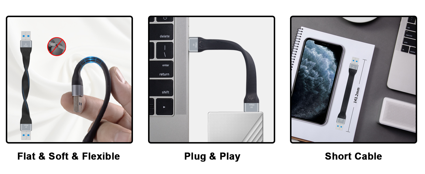 USB 3.0 Type A Male to Male Cable