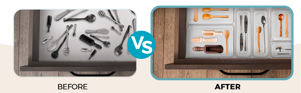 bathroom drawer organizer